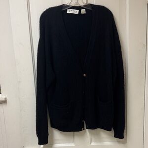 Orvis men’s 100% cashmere luxury cardigan, so very soft and comfy